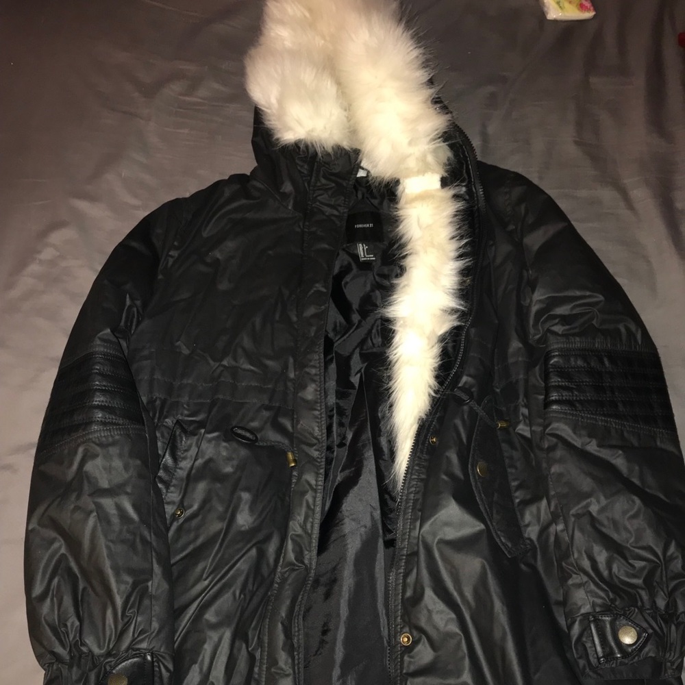 Black winter jacket